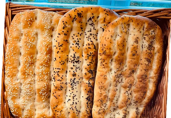 Pain afghan frais du jour